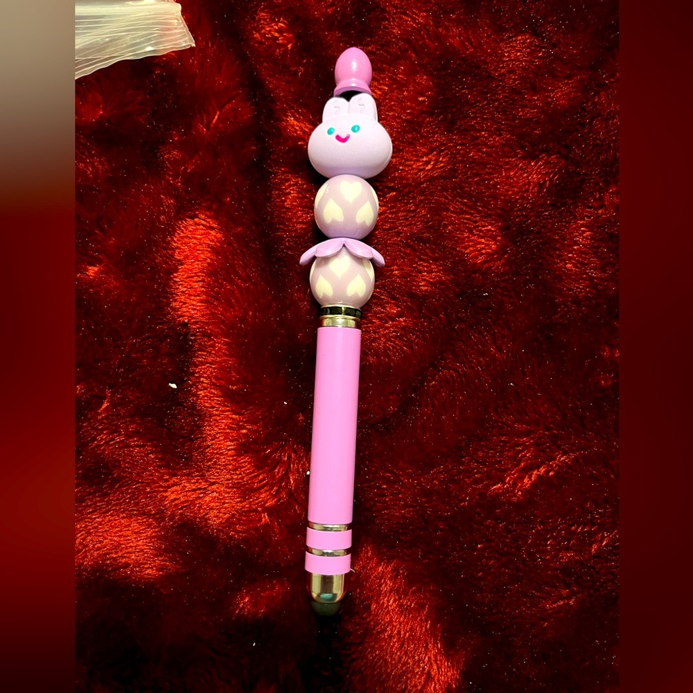 I am a new small shop person, I am making beaded pens